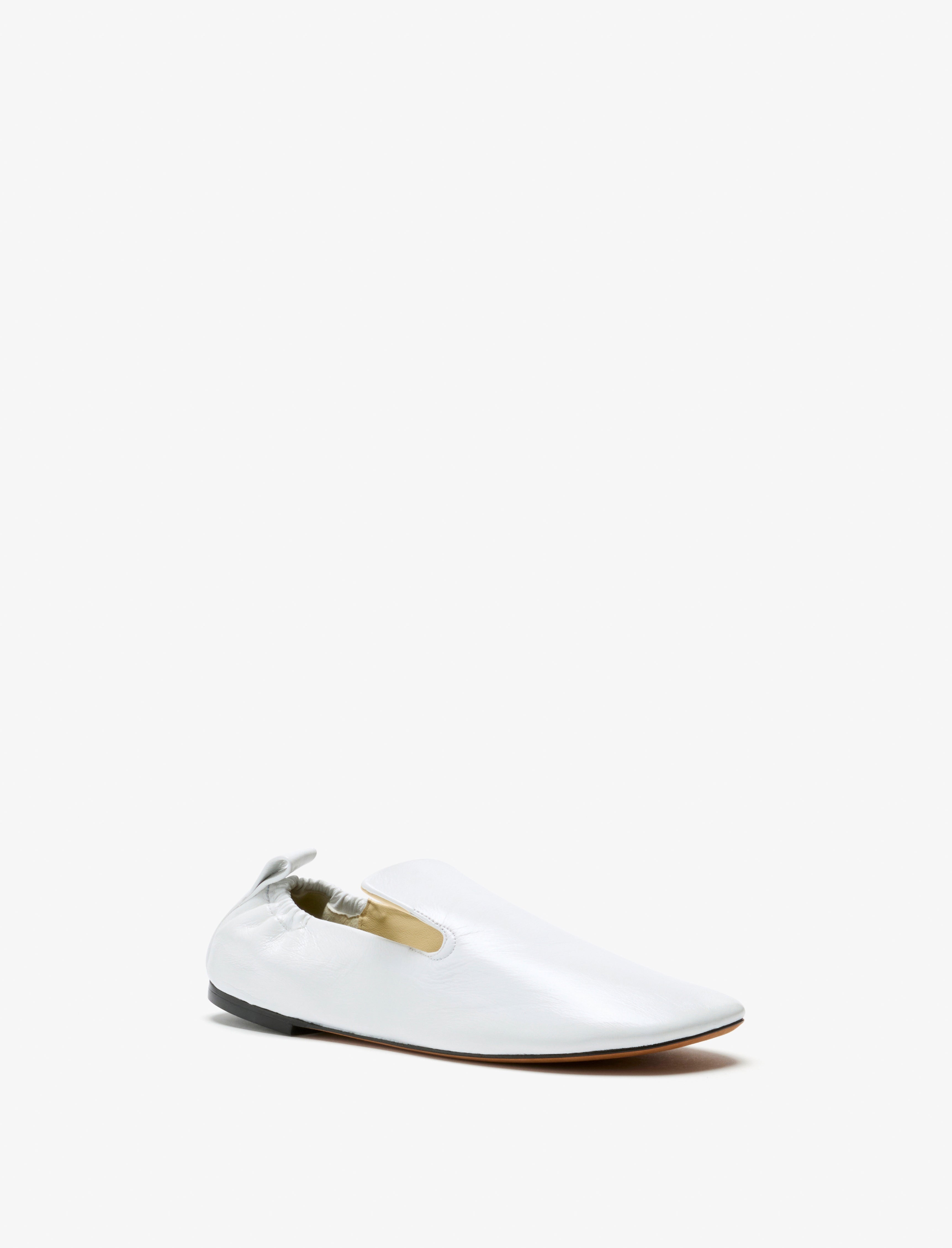 Glove Ruched Loafers in Slick Nappa - 2