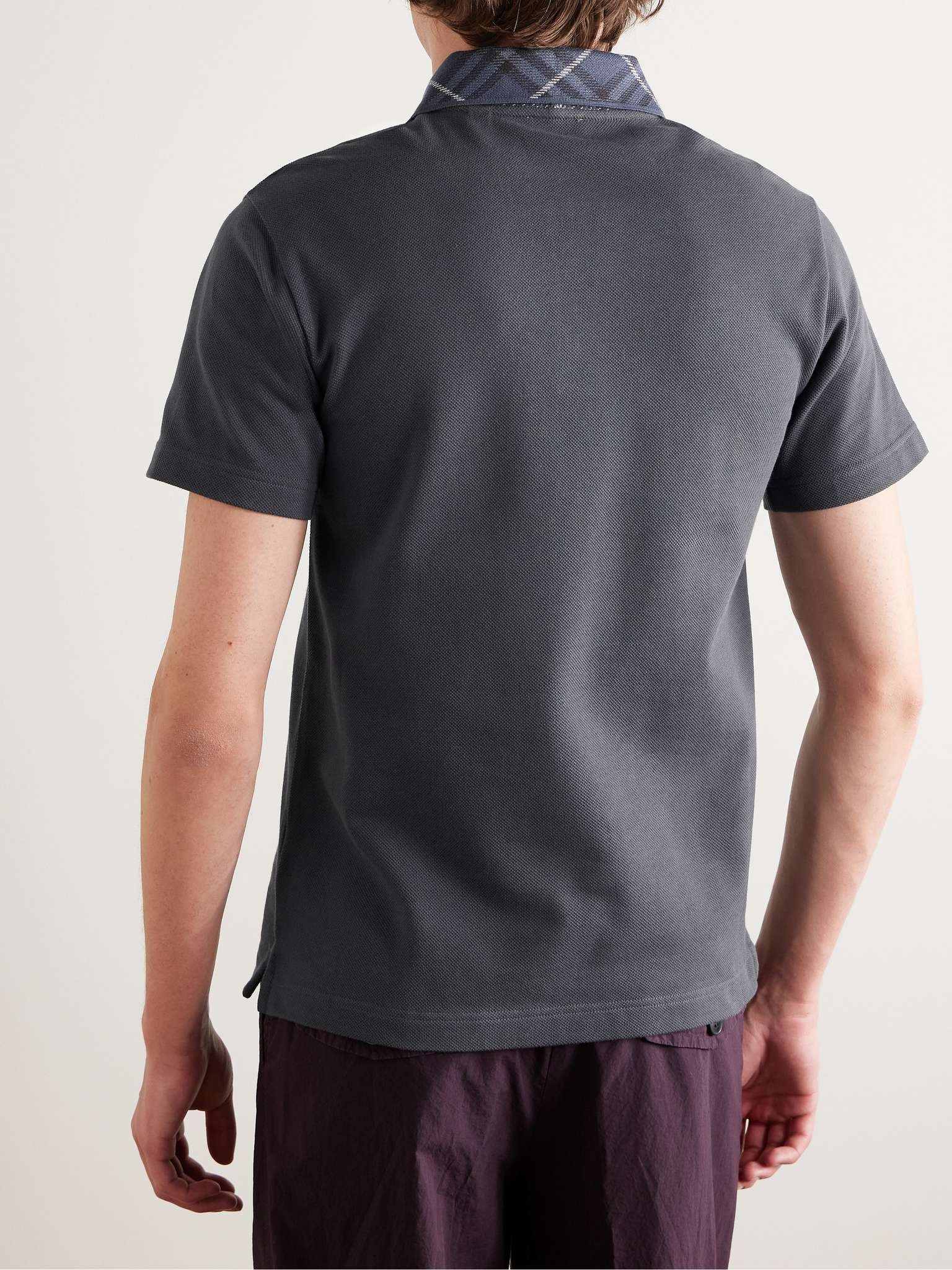 Slim-Fit Cotton-Piqué Polo Shirt - 3