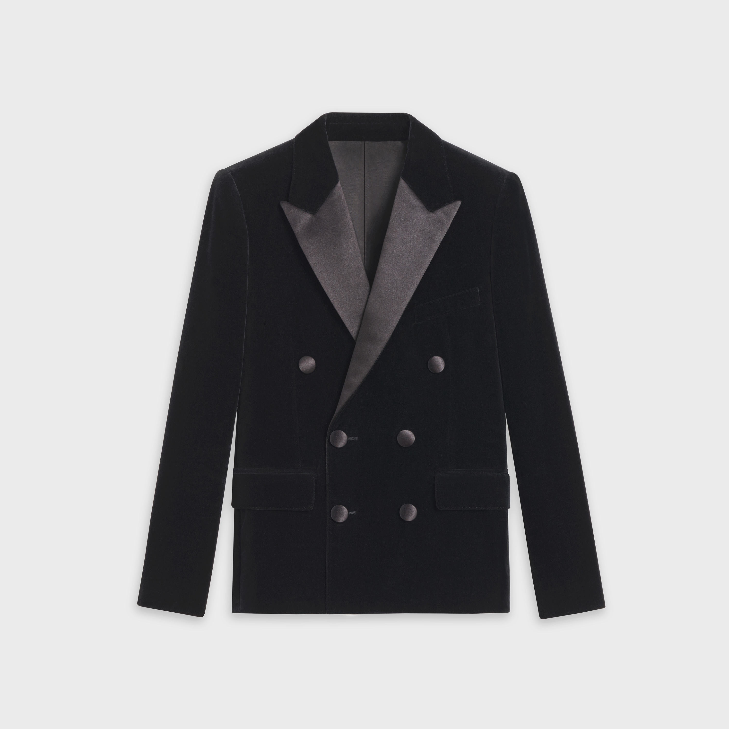 SHORT ALLURÉ TUX JACKET IN VELVET - 1