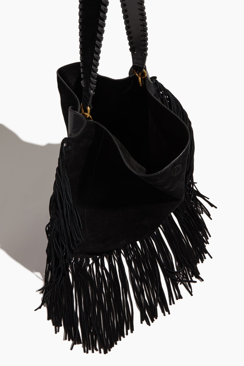 Oskan Hobo Soft Bag in Black 4
