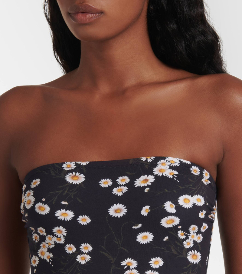 Courtois floral bandeau swimsuit 4