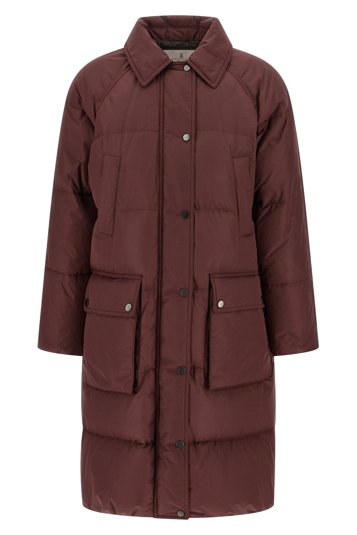 Brunello Cucinelli Women 'Shiny Zipper Pull' Down Jacket - 4