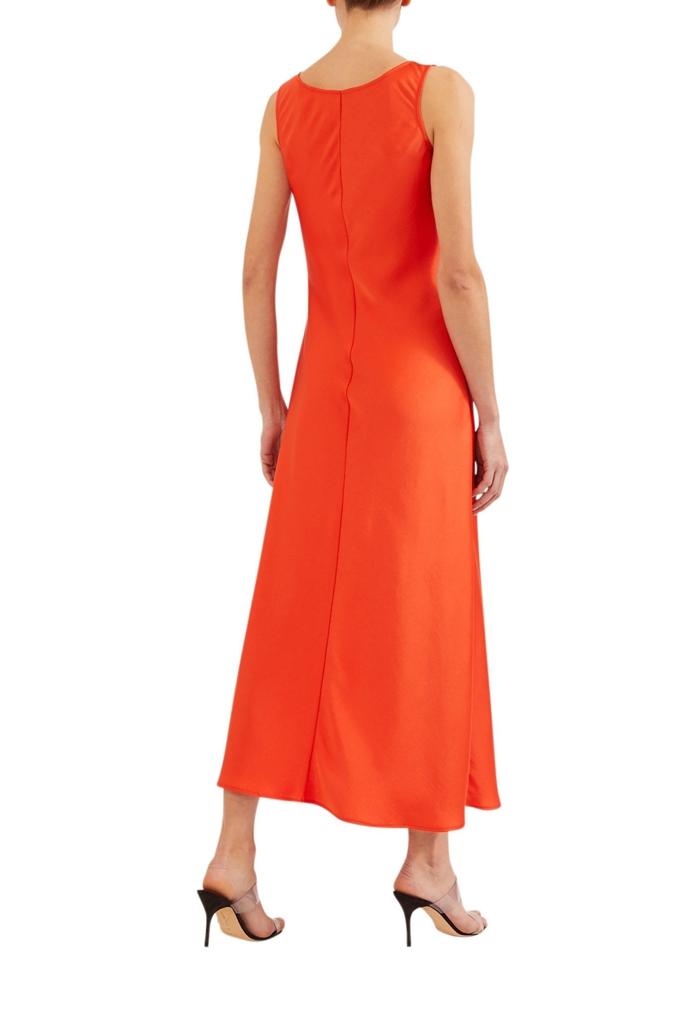 Satin Bias Maxi Dress - 3