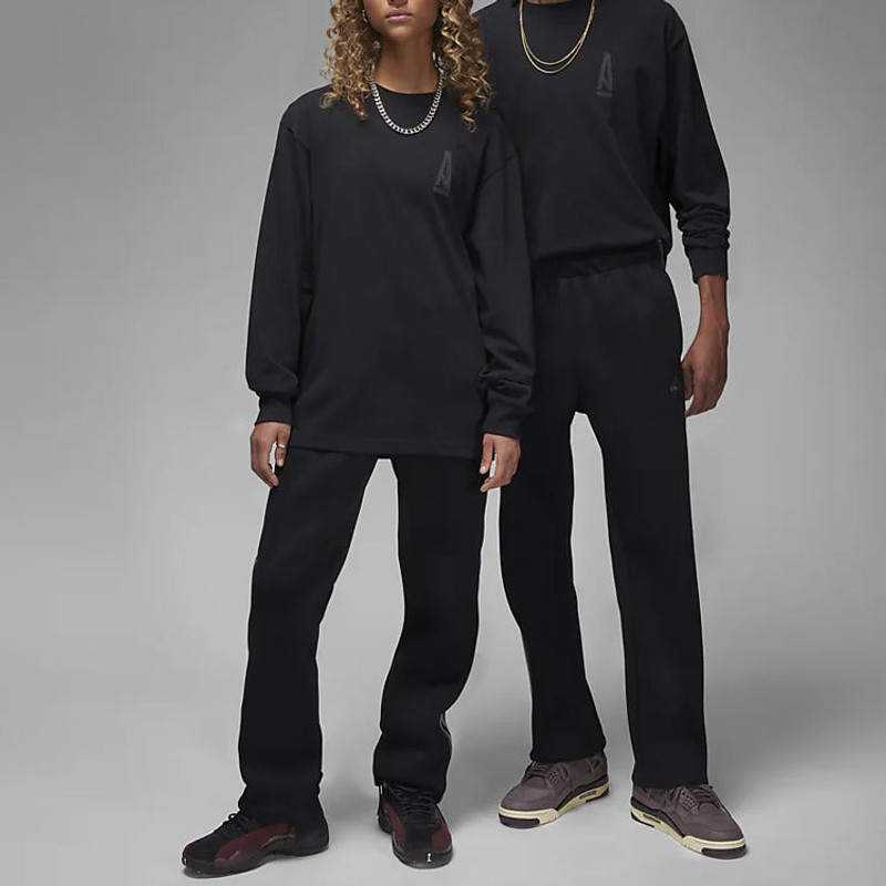Jordan Air Jordan x A Ma Maniere Long Sleeve Graphic Tee 'Black' DX5649-010 outlook