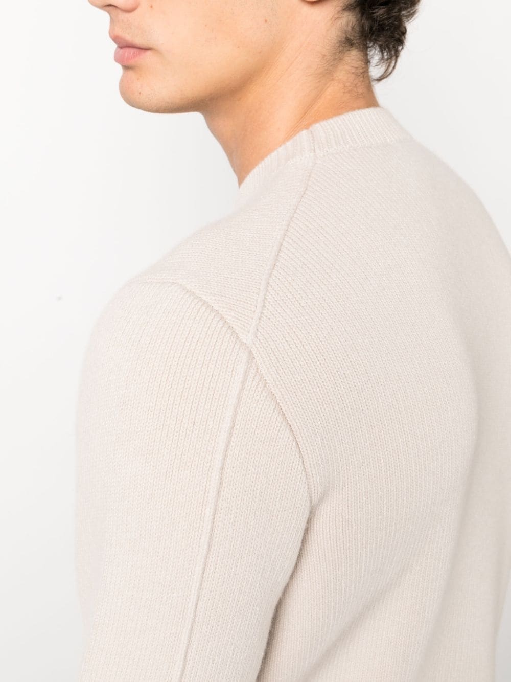 crew-neck wool-cashmere jumper - 5