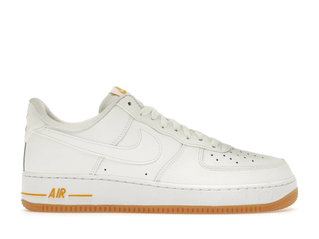 Nike Air Force 1 Low '07 White University Gold Gum - 1