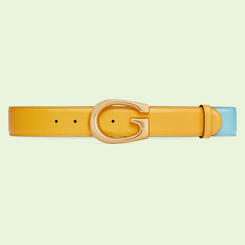 Two-tone belt with G buckle 1