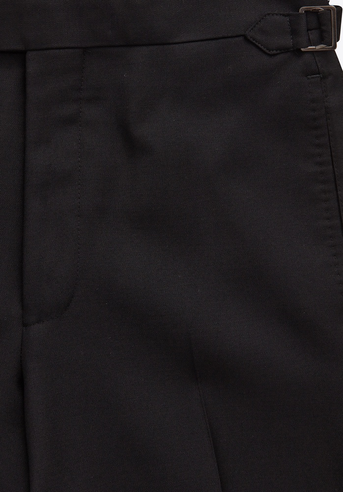 TROUSER 78  BLACK TUX WOOL - 5