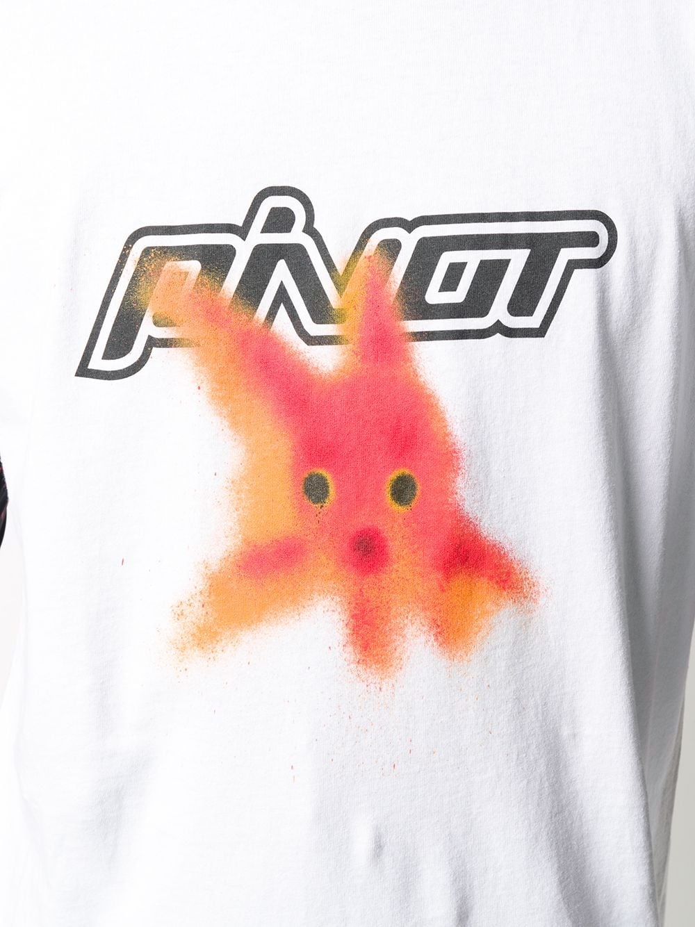 Pivot goldfish-print T-shirt - 5