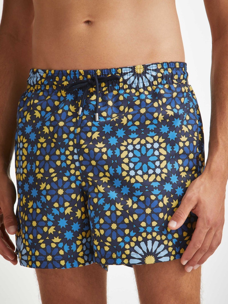 Men's Short Swim Shorts Tropez 15 Navy - 5