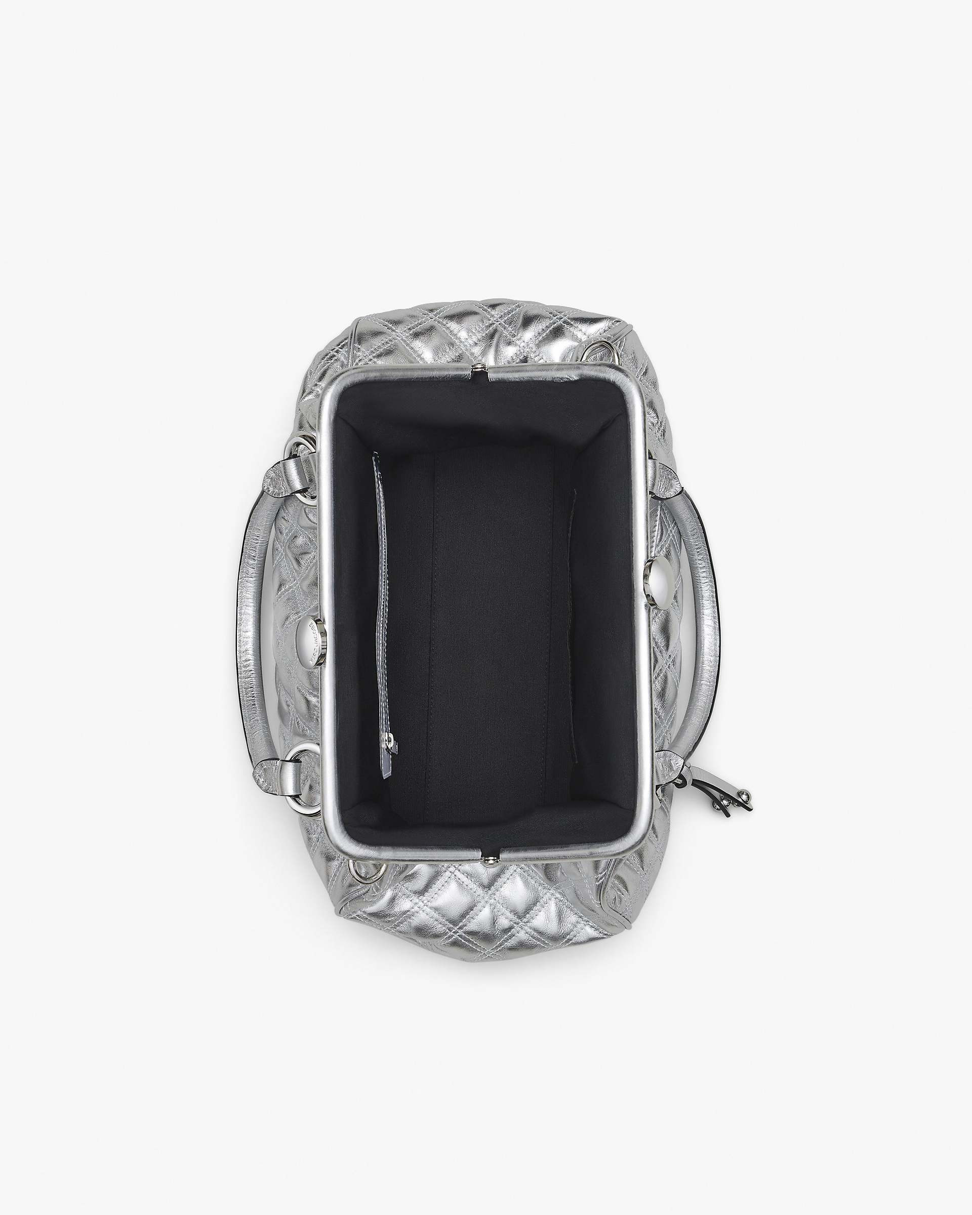 RE-EDITION QUILTED METALLIC LEATHER STAM BAG - 5