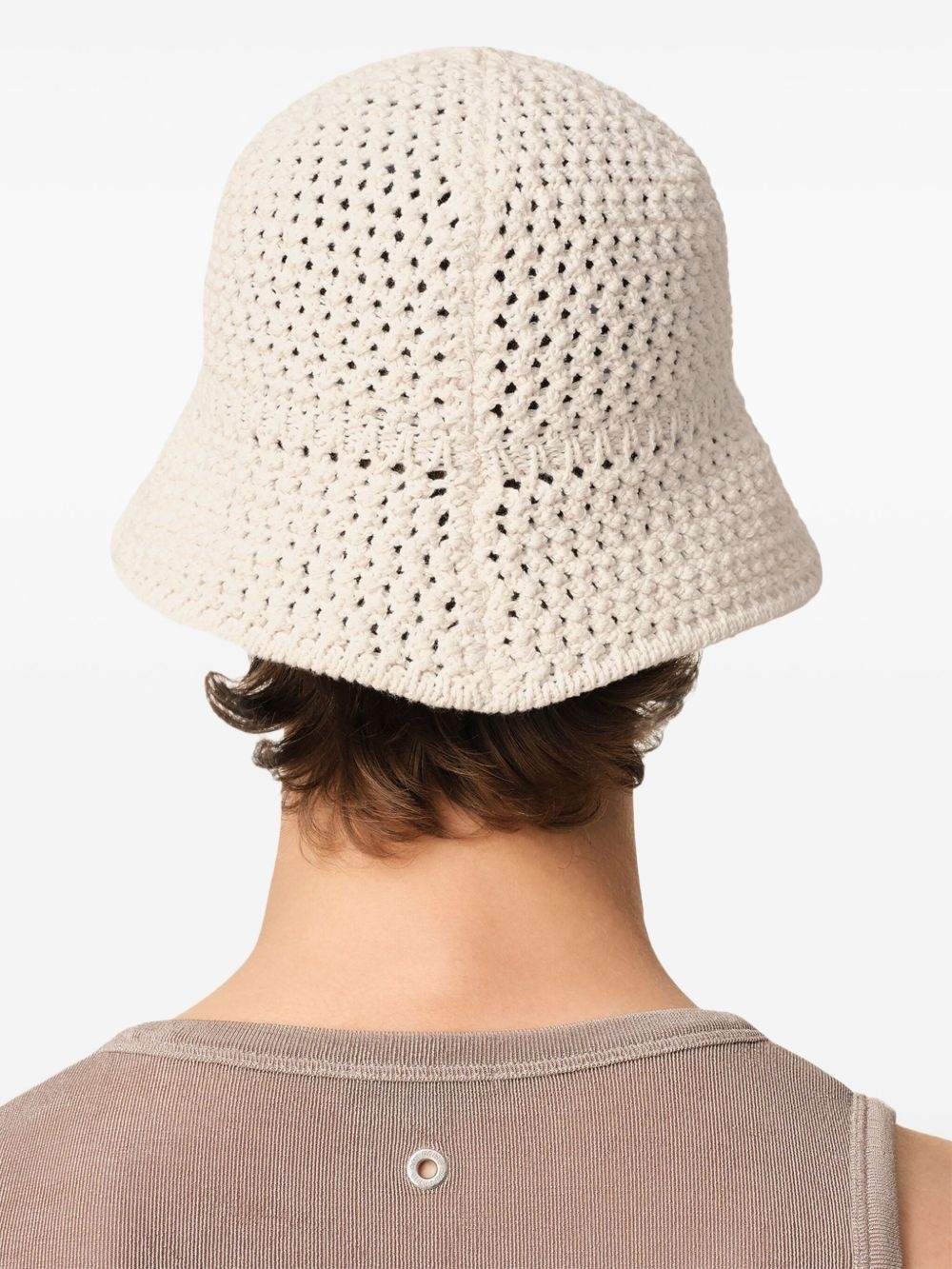 logo-appliqué bucket hat - 4