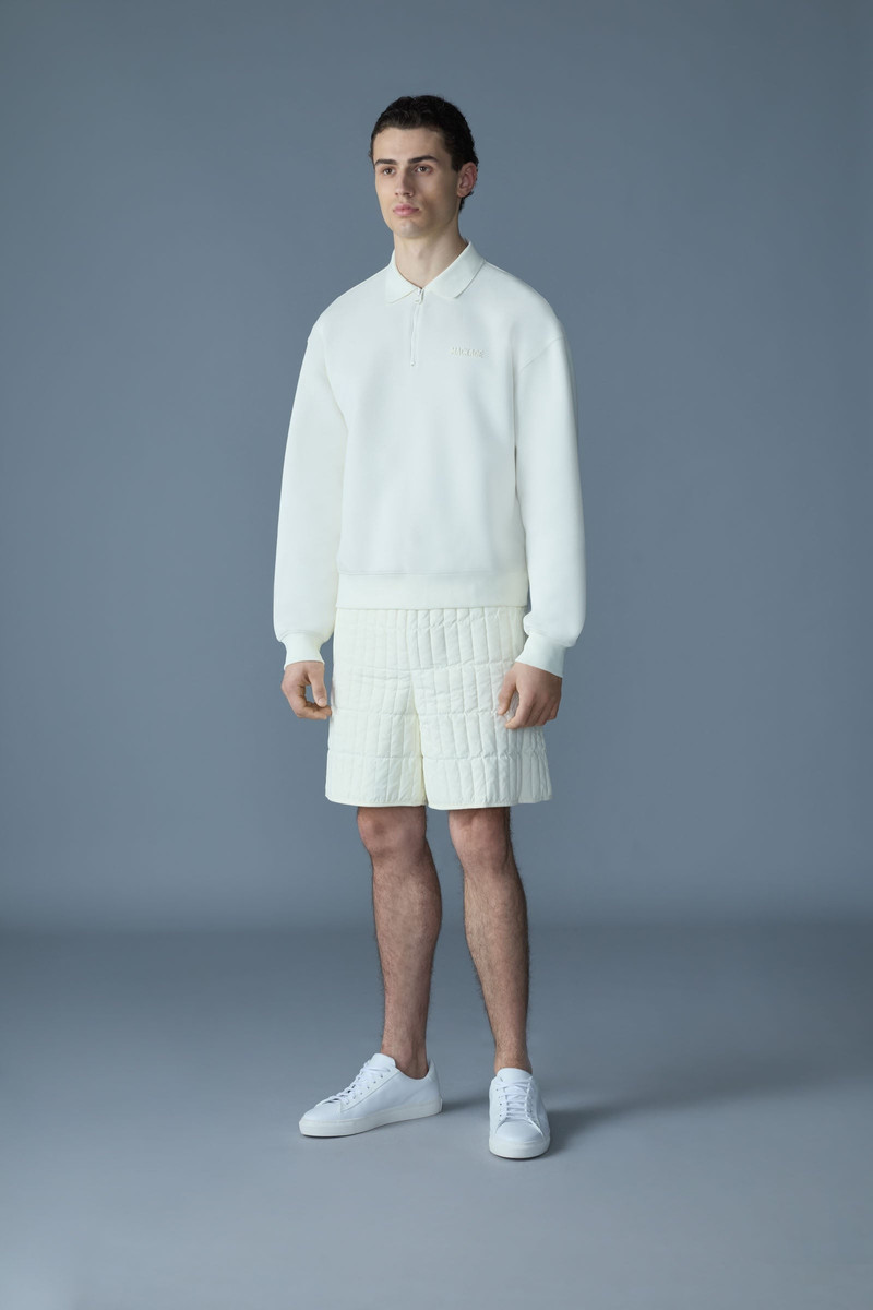 MACKAGE FELIX Half-Zip Double-Face Jersey Sweater outlook