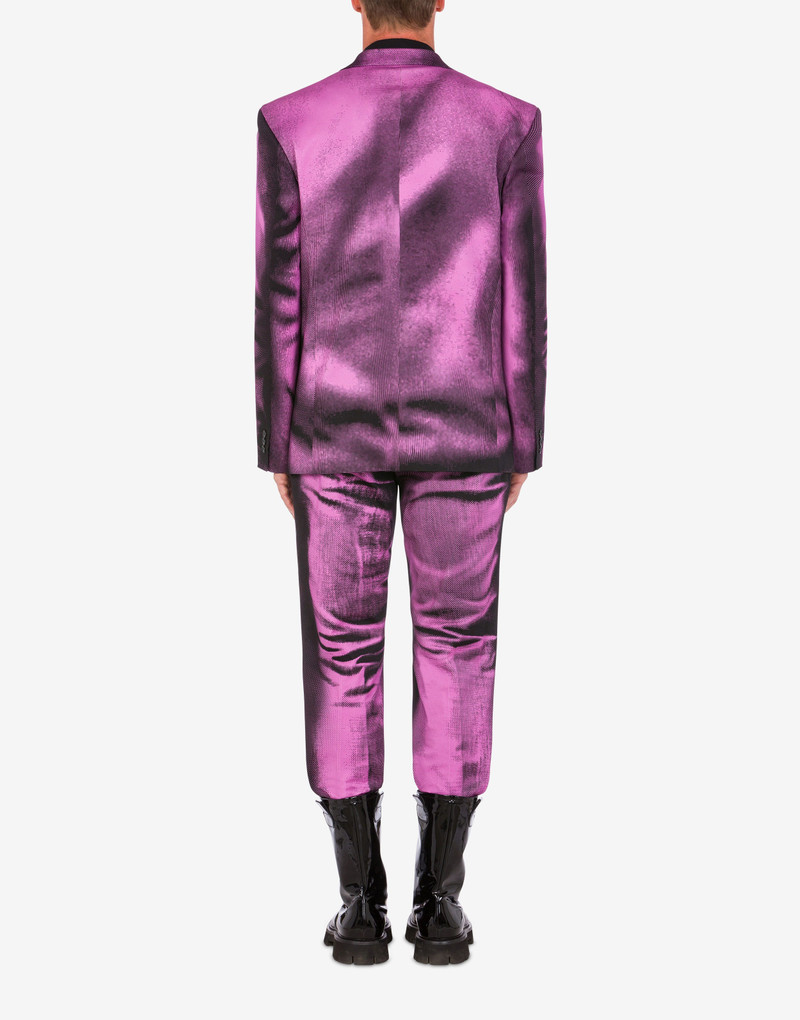 SHADOWS PRINT STRETCH GABARDINE JACKET 3