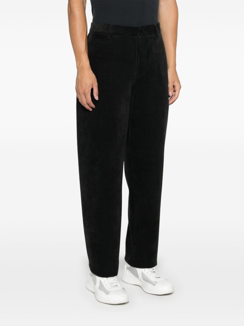 ribbed velour trousers - 3