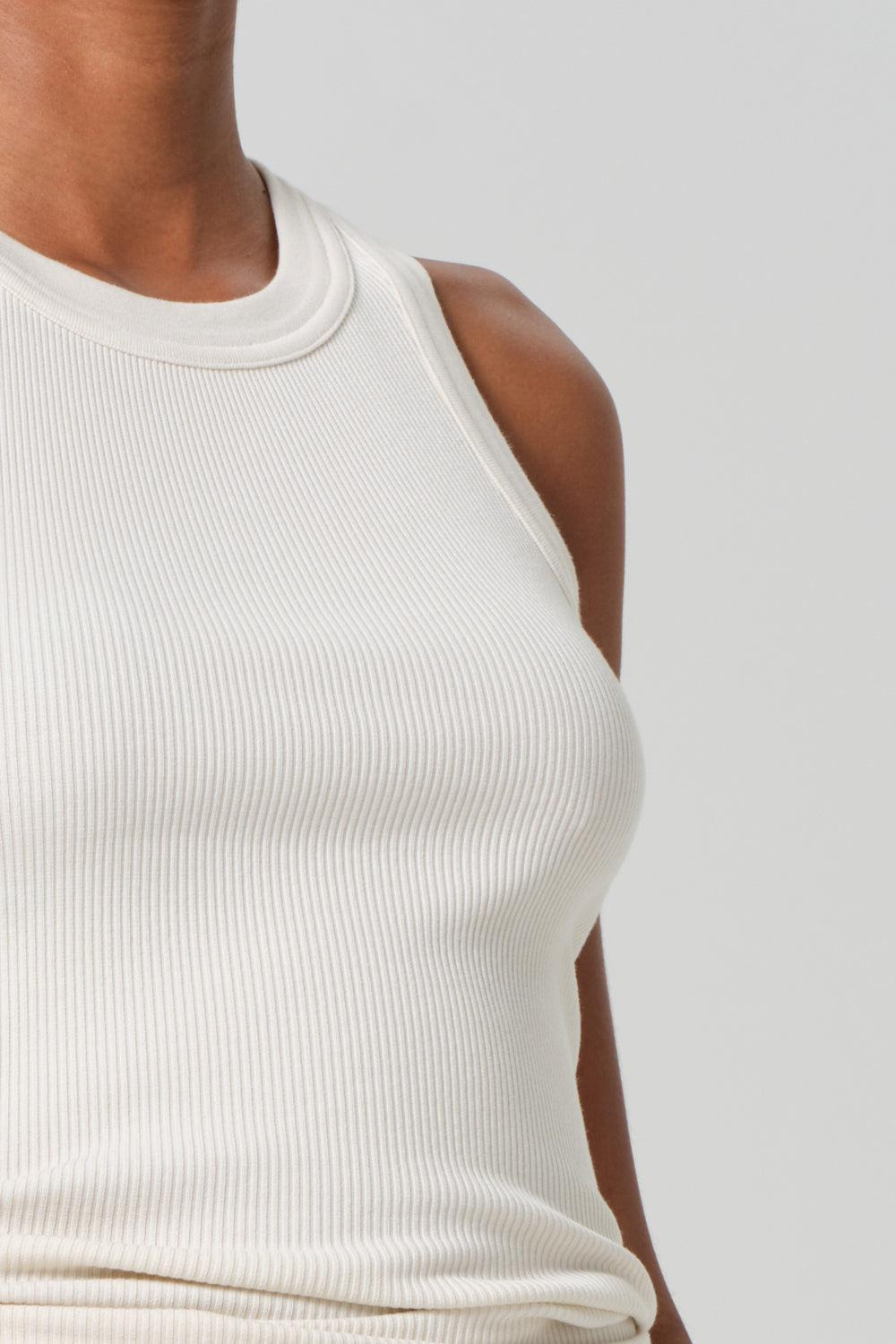 Isabel Rib Tank - Dune - 3