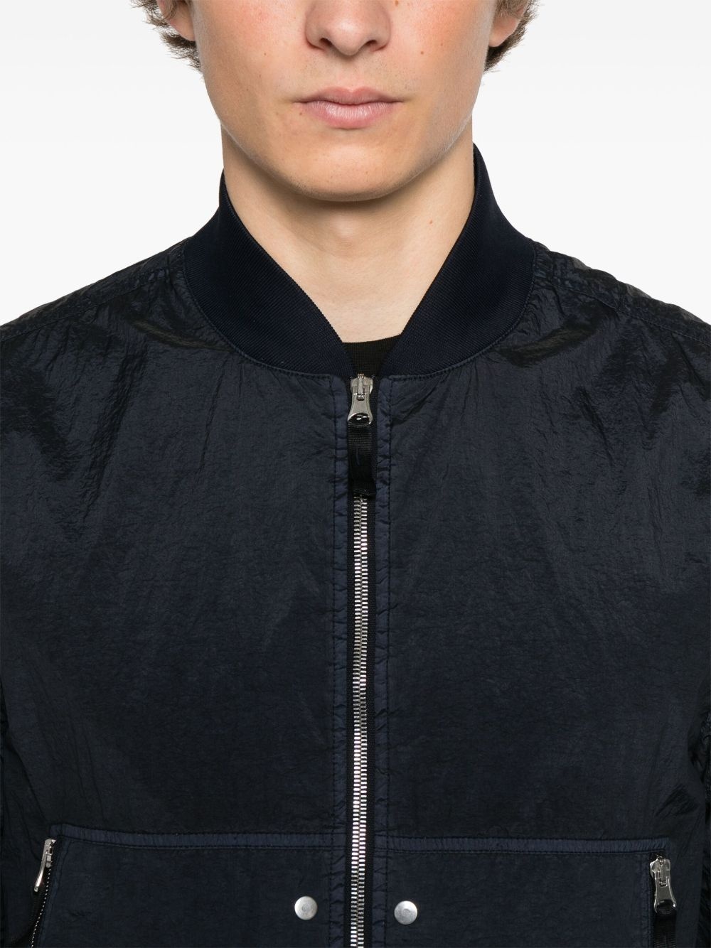 Compass-badge bomber jacket - 5