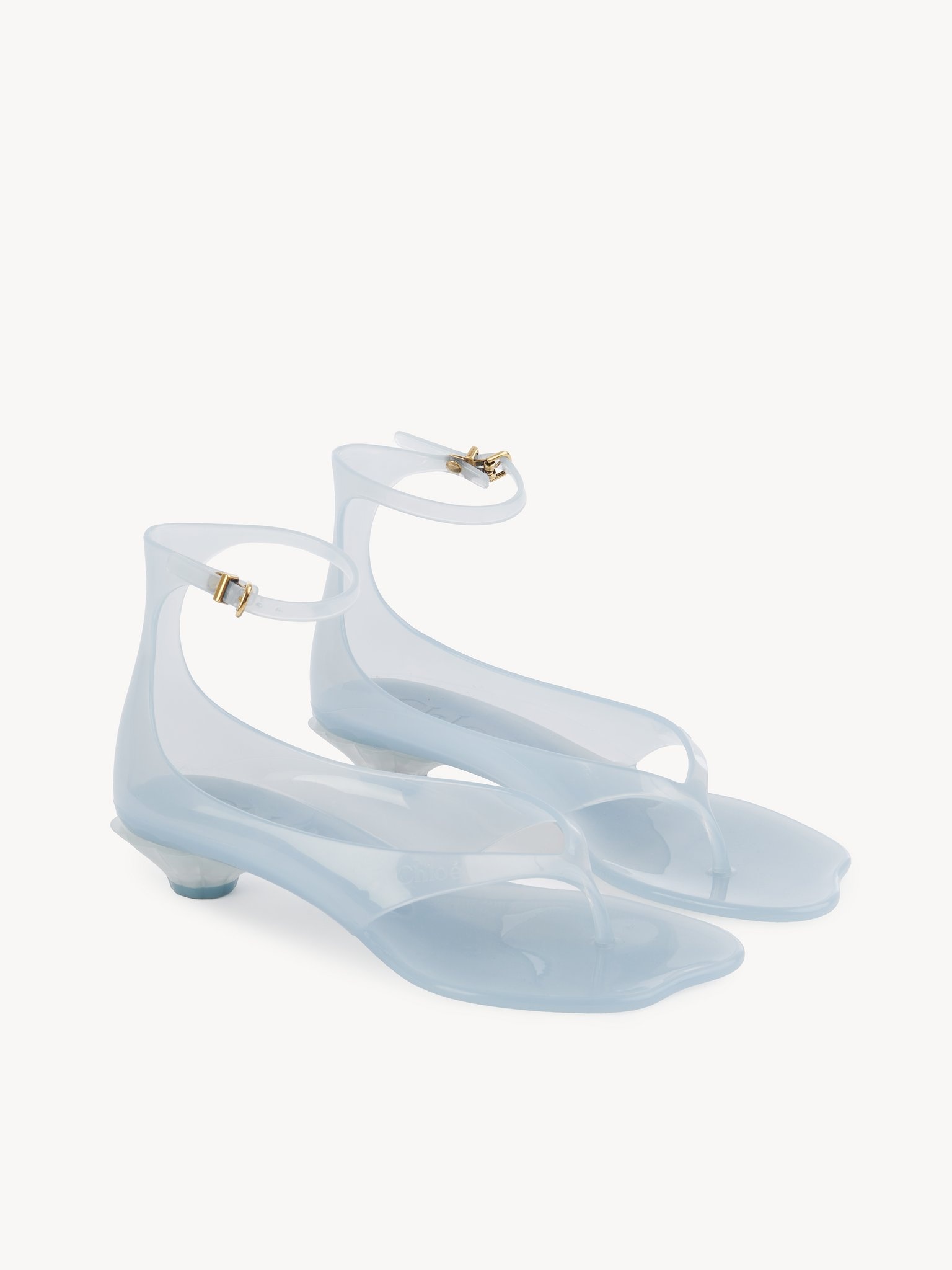CHLOÉ JELLY HEELED SANDAL - 3