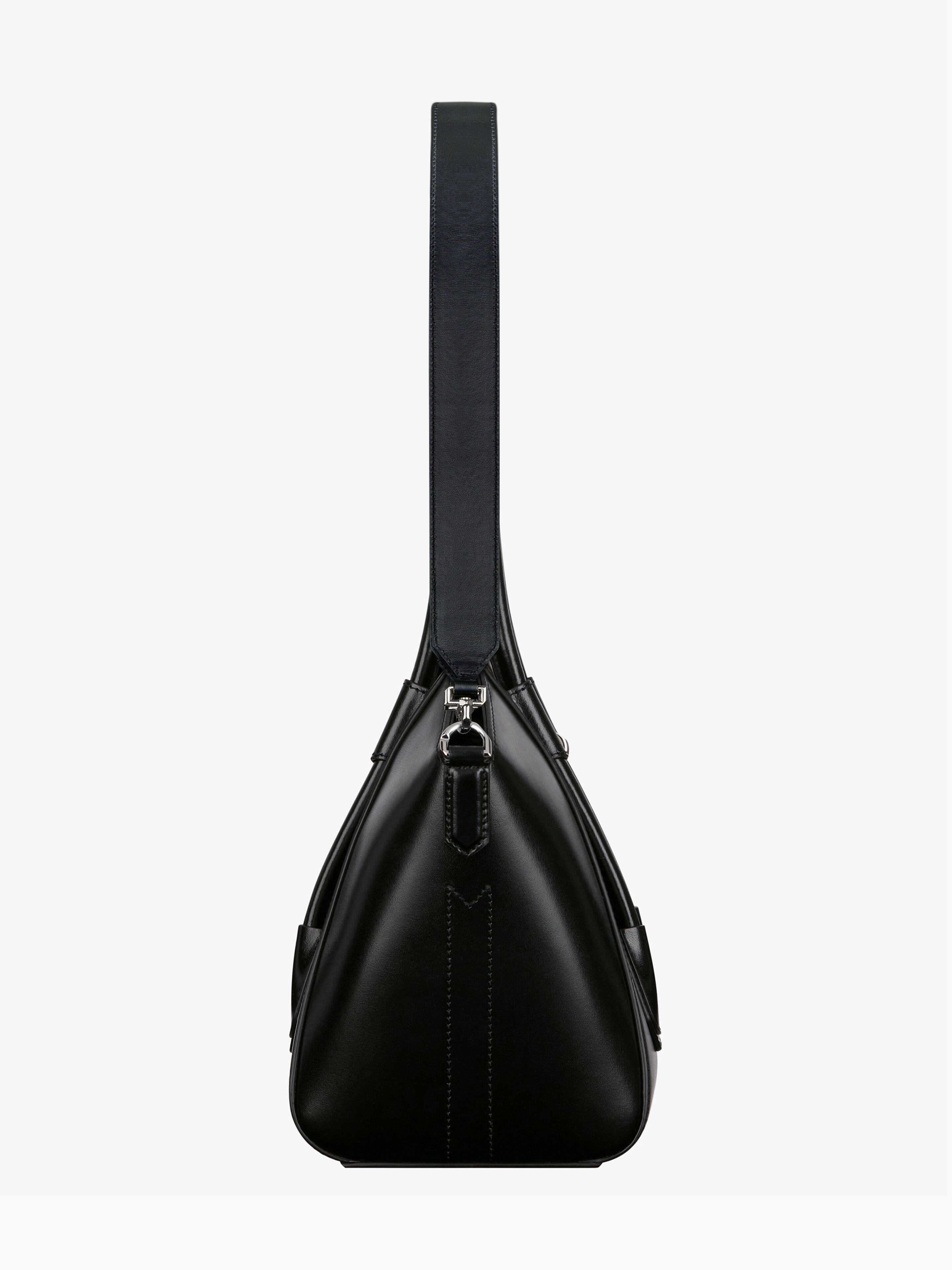 SMALL ANTIGONA LOCK BAG IN BOX LEATHER - 4