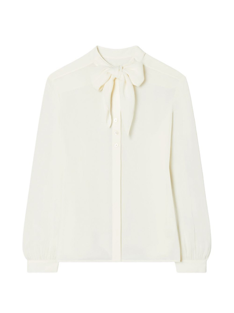 georgette bow blouse 1