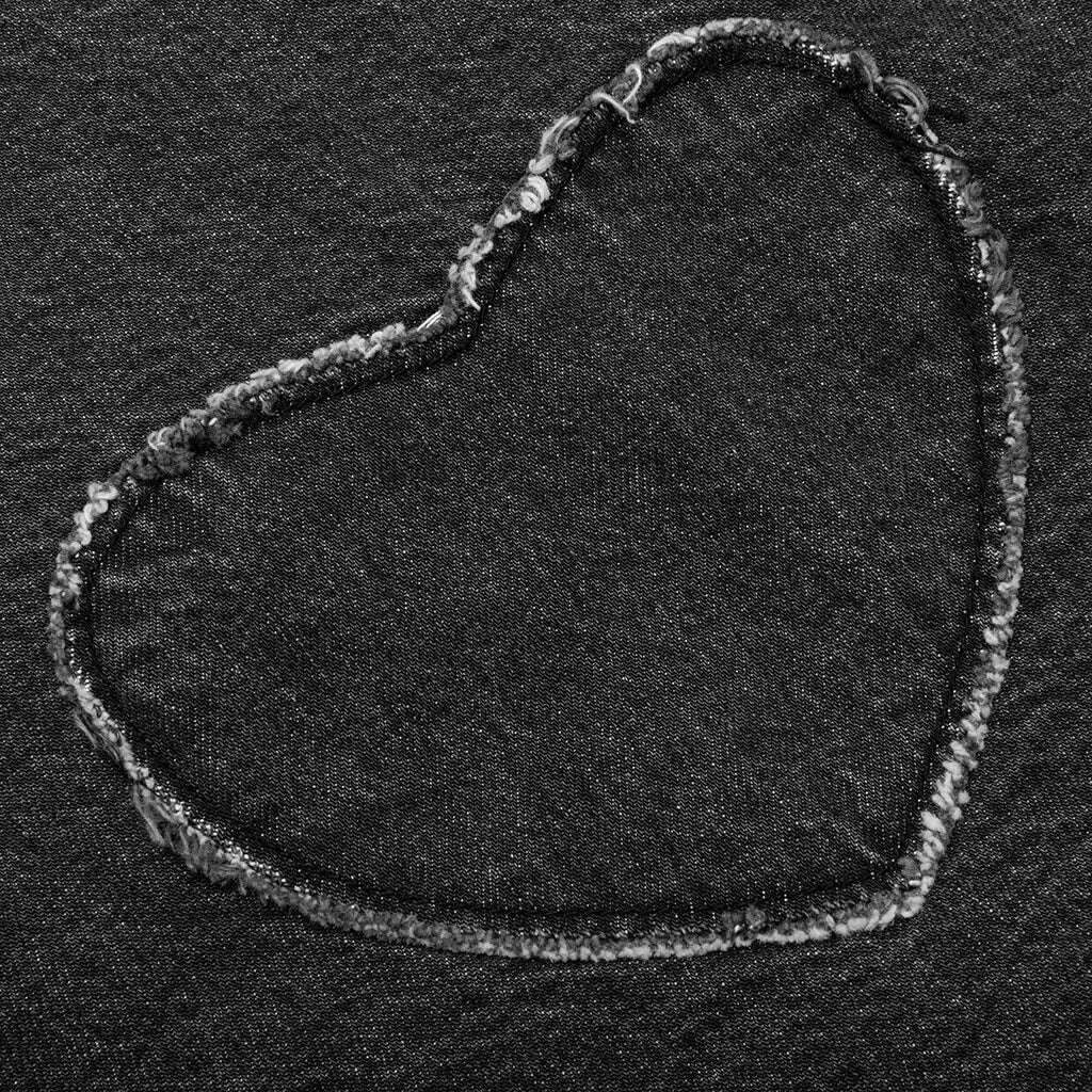 HEART PATCHWORK L/S SHIRT - HEART CHARCOAL WASH - 5