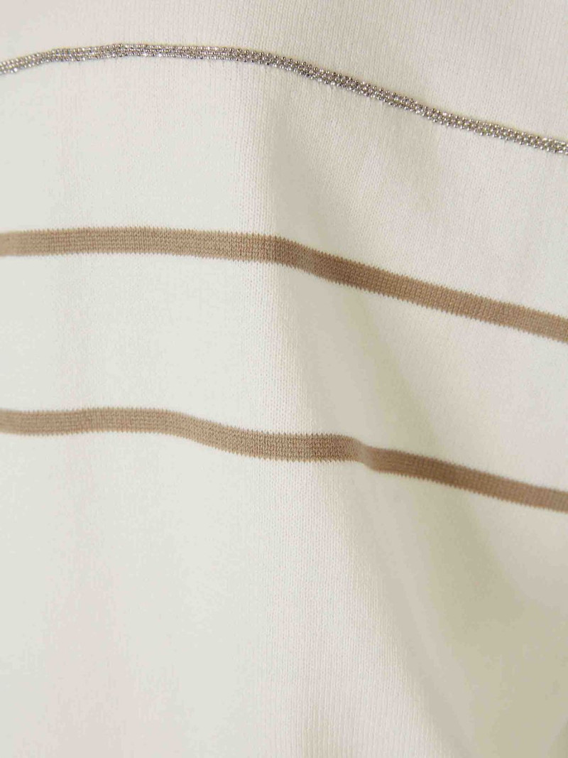 crew-neck striped T-shirt 4