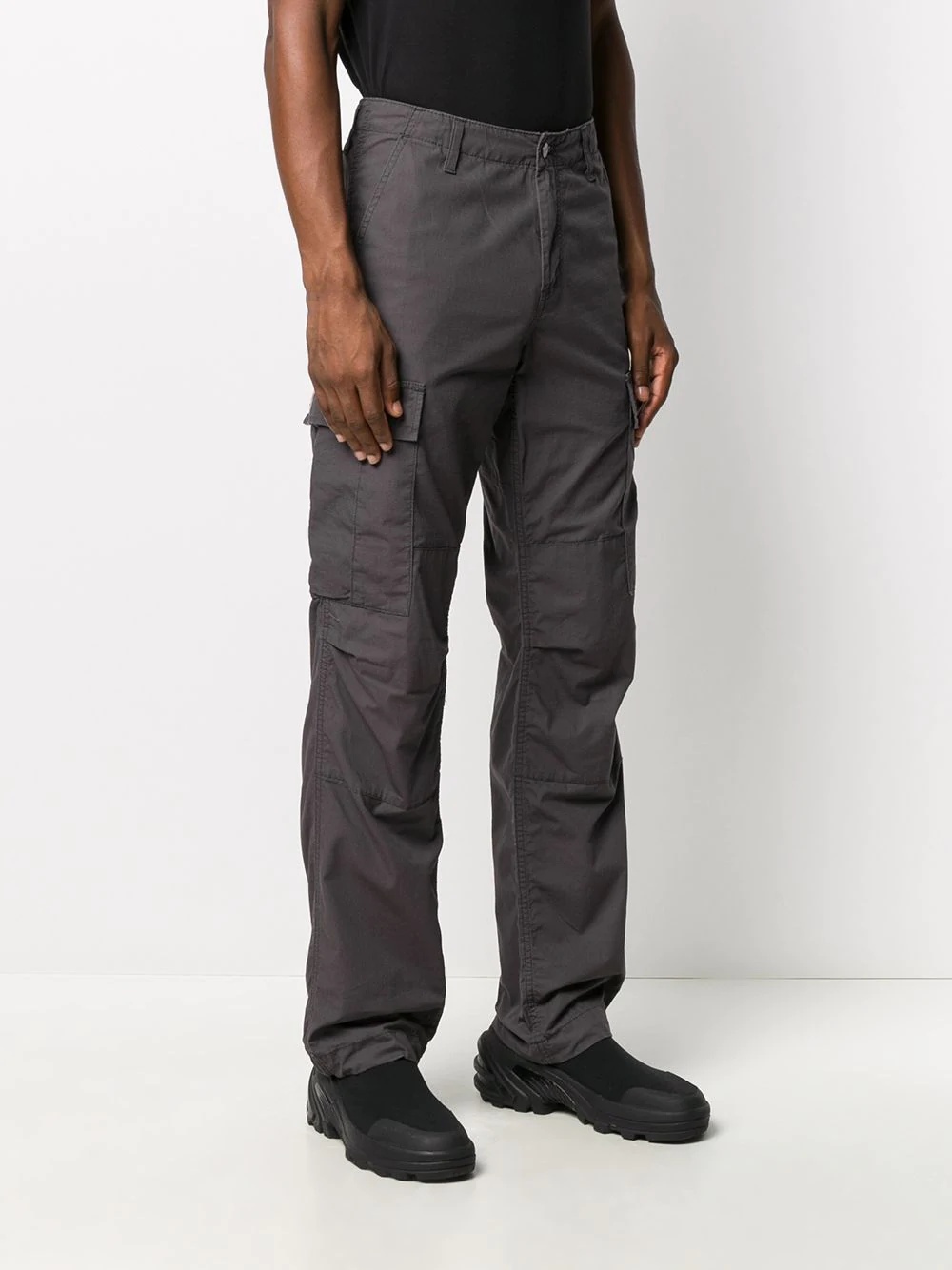 straight cargo trousers - 3