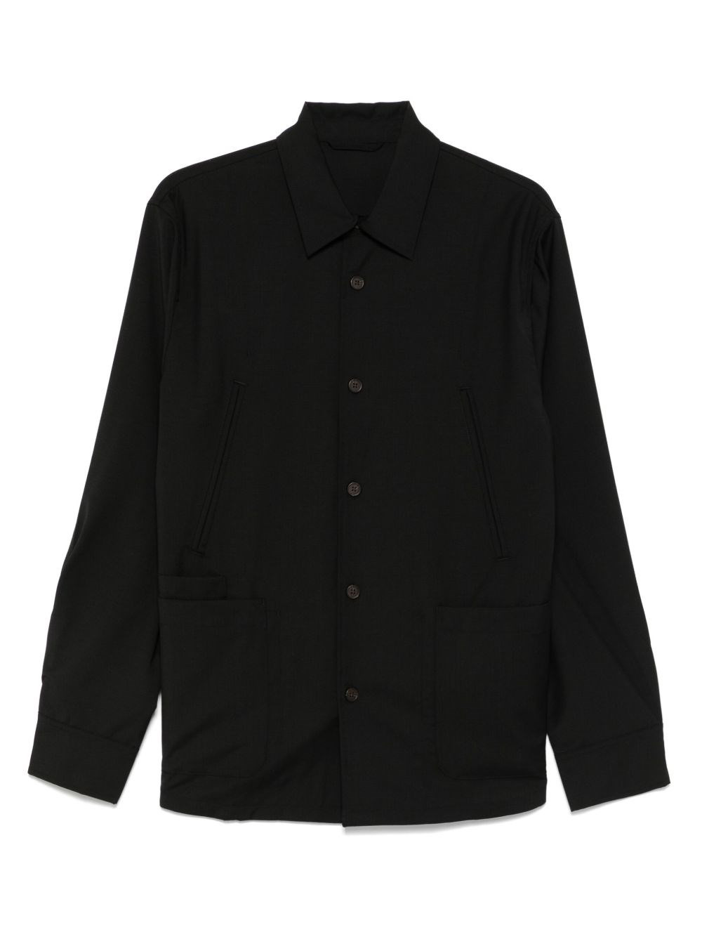 Wool shirt jacket - 1