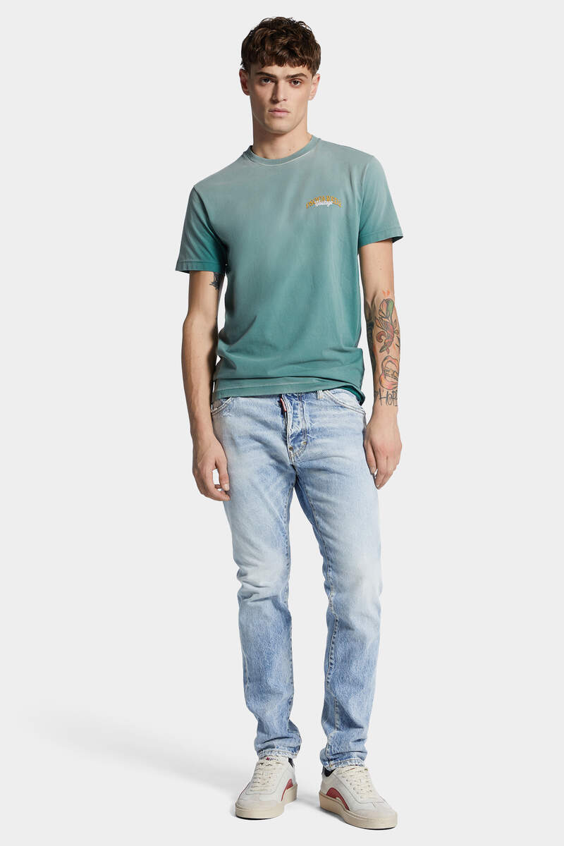 LIGHT DIAGONALE WASH COOL GUY JEANS - 3