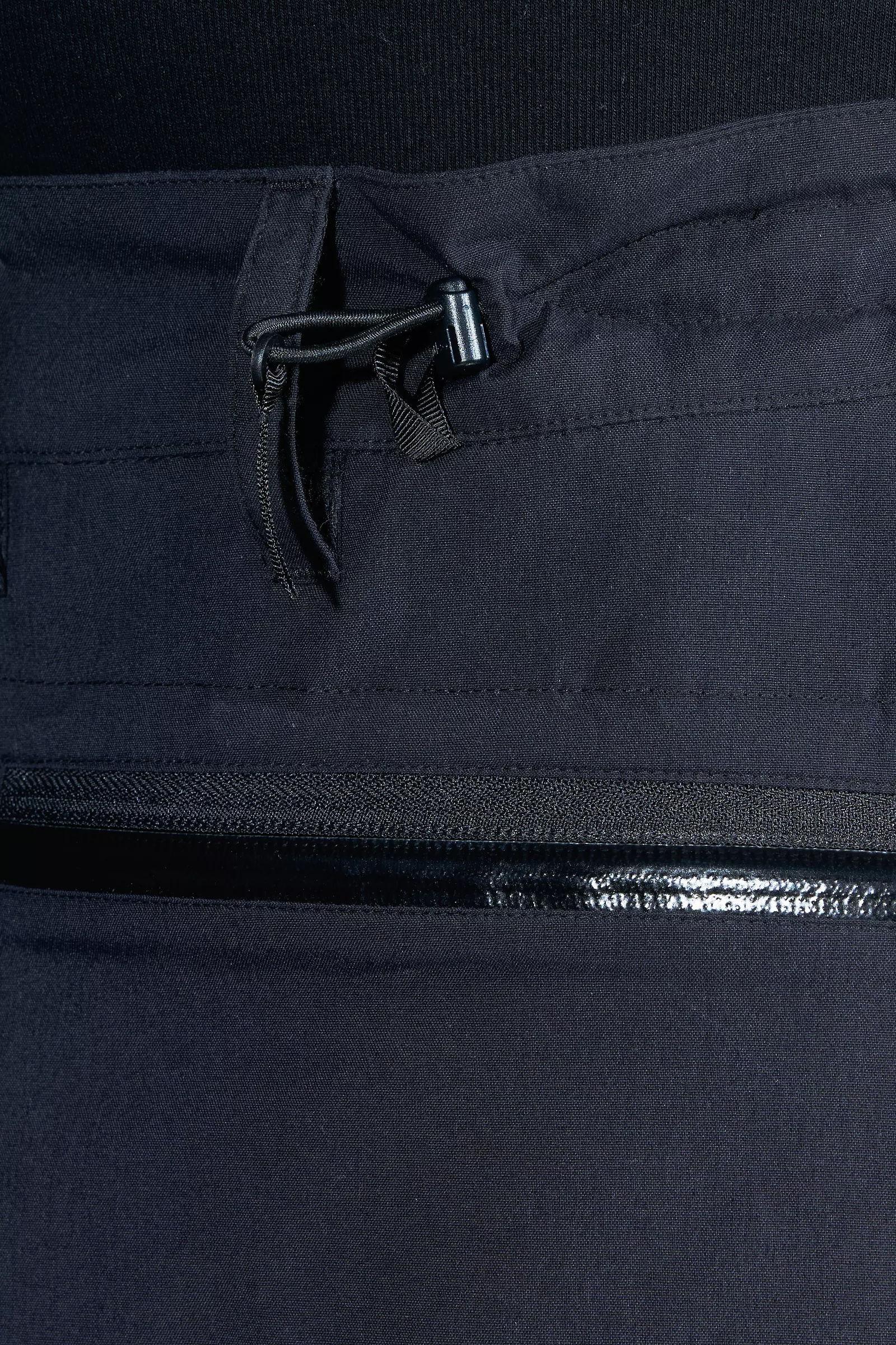SP38-M Nylon Stretch Cargo Short Pant BLACK - 25