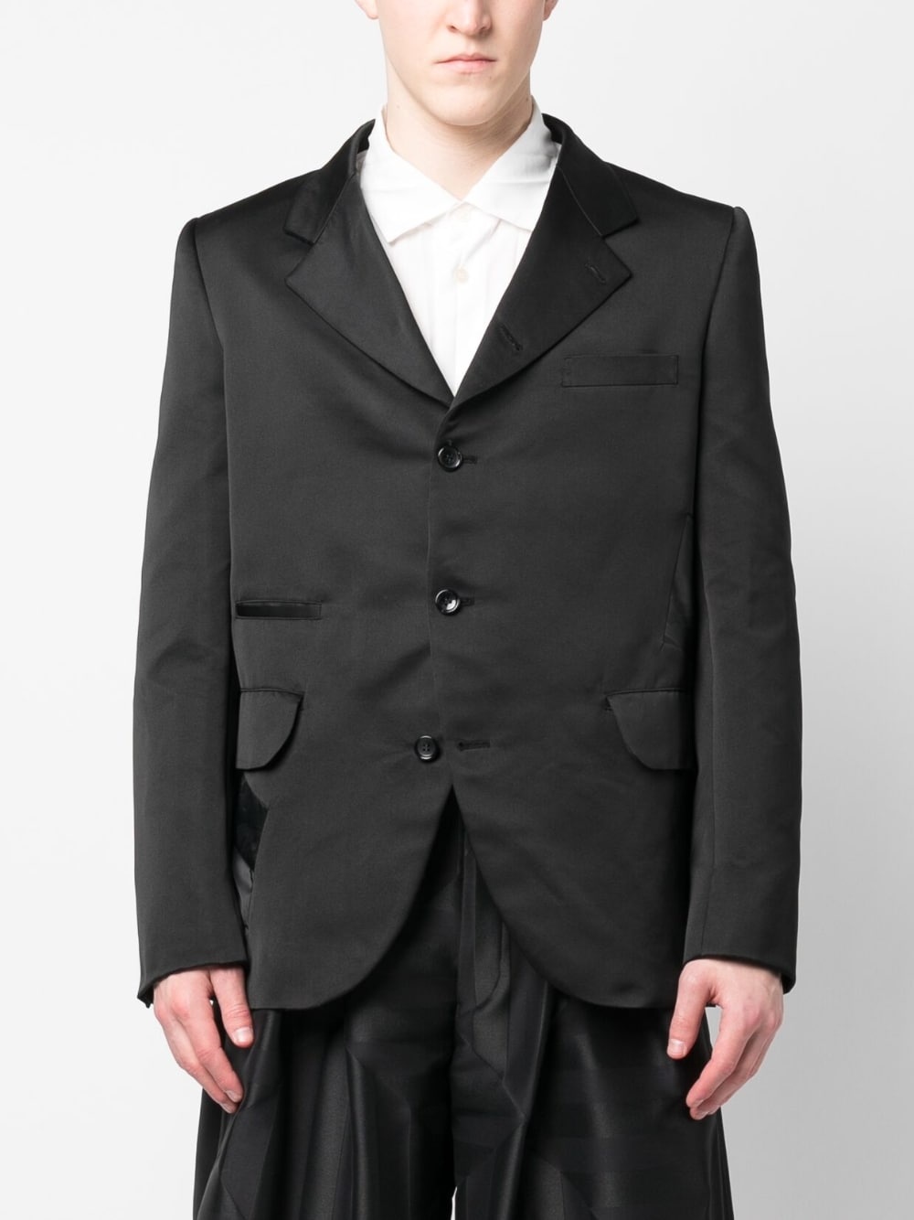 zip-details blazer - 3