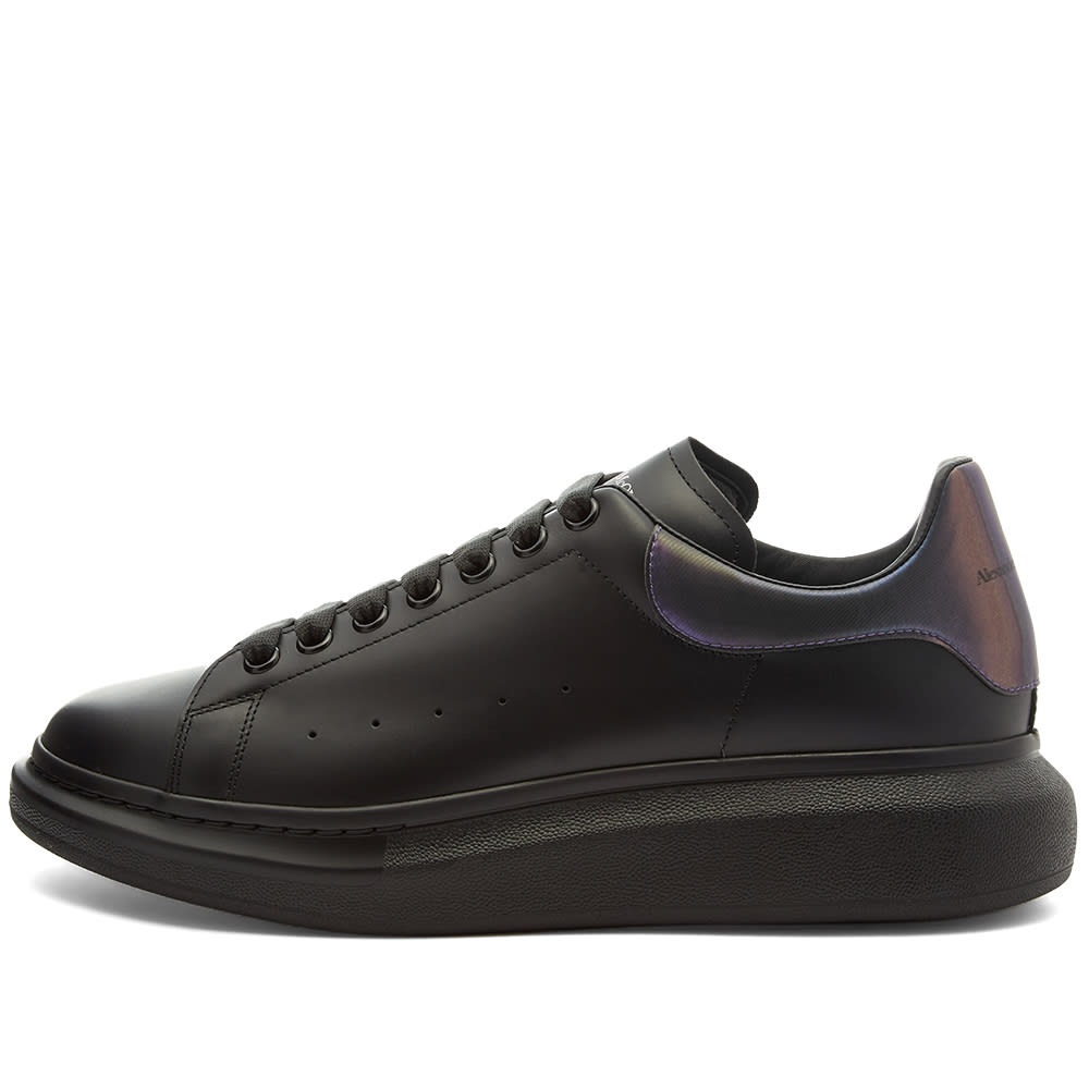 Alexander McQueen Iridescent Heel Tab Wedge Sole Sneaker - 2