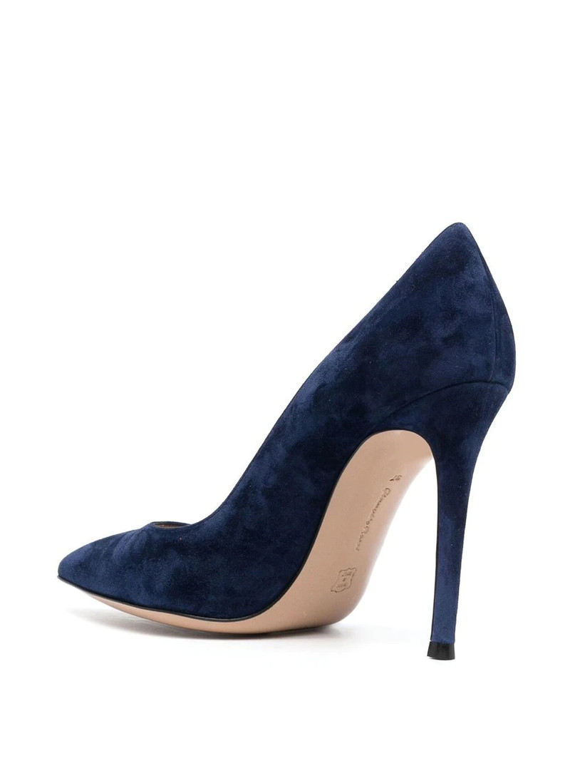 105mm pointed suede pumps 3