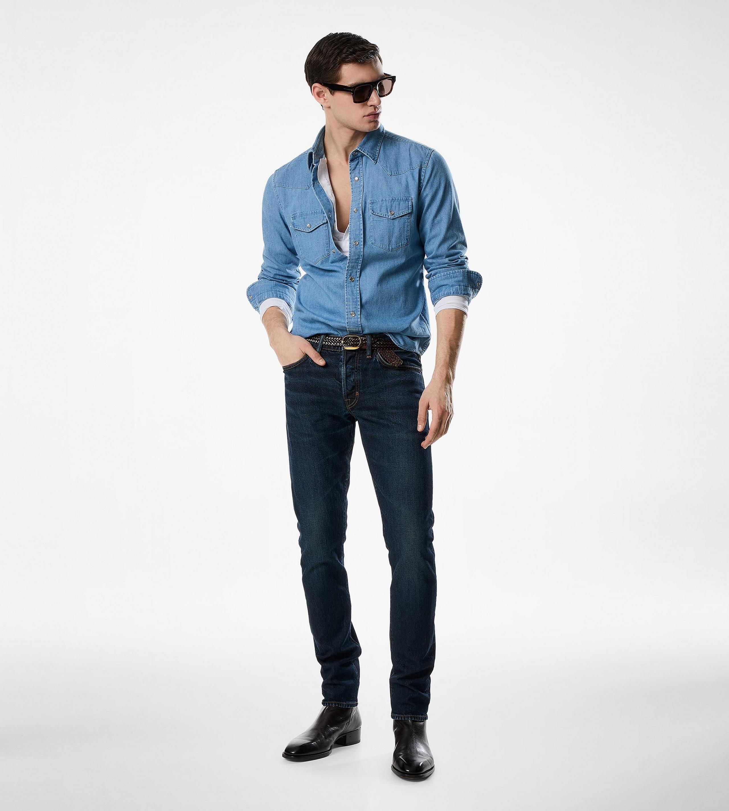 DENIM WESTERN SHIRT - 2