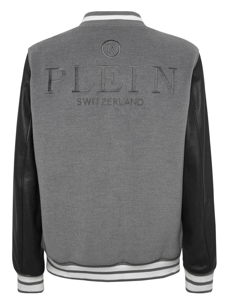 PHILIPP PLEIN panelled bomber jacket outlook