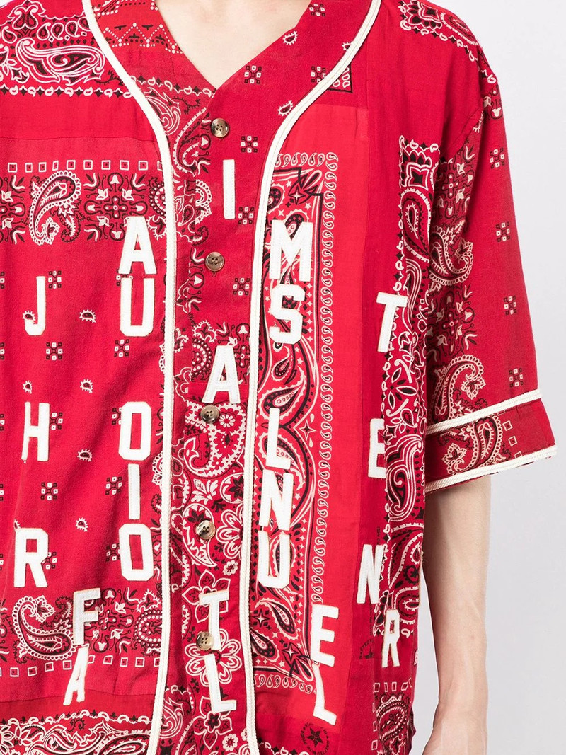bandana-print cotton shirt 5