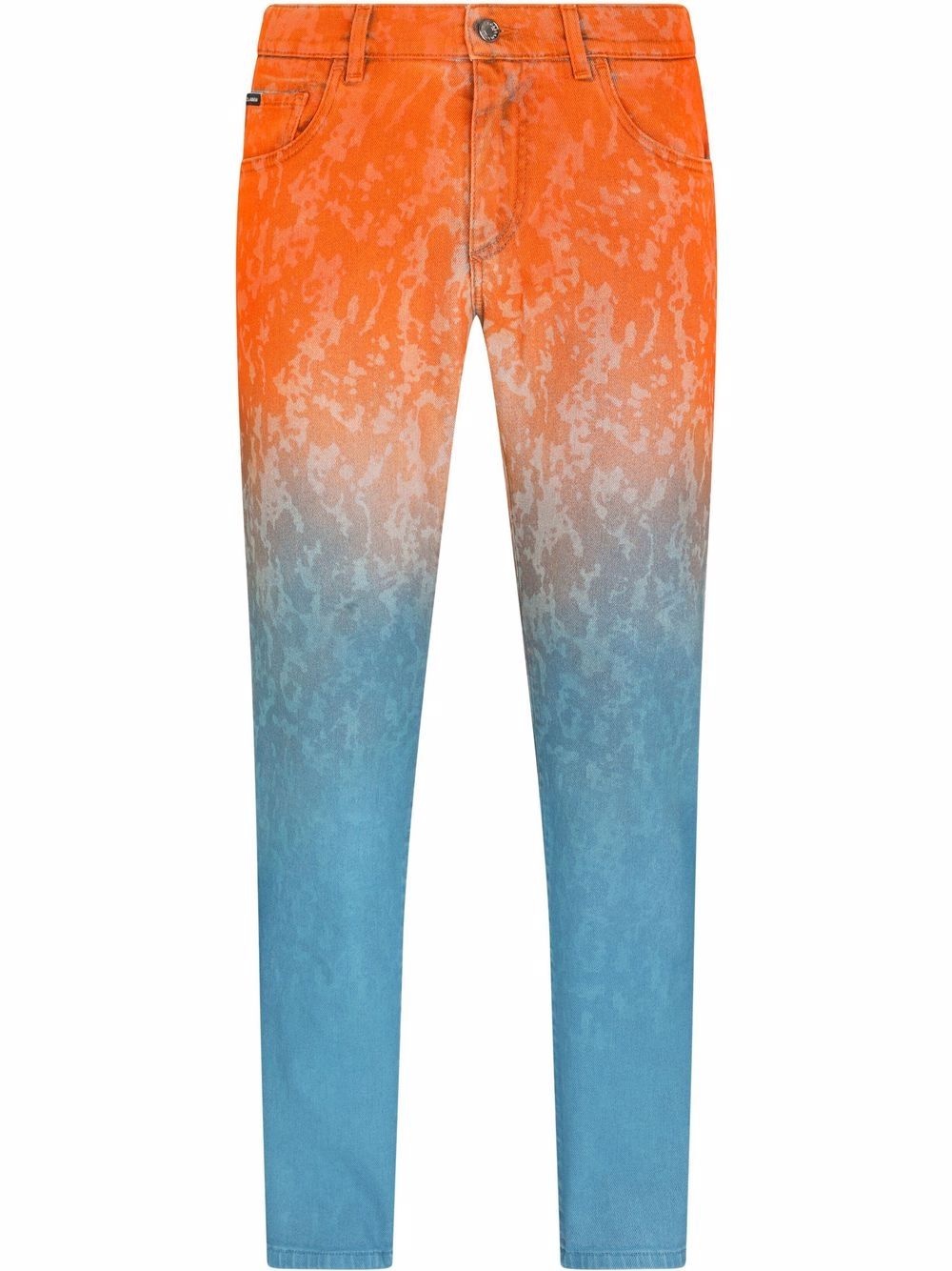 gradient effect straight-leg jeans - 1