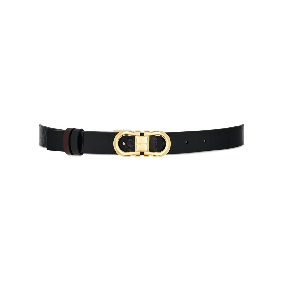 Ferragamo Reversible And Adjustable Gancini Belt - 3