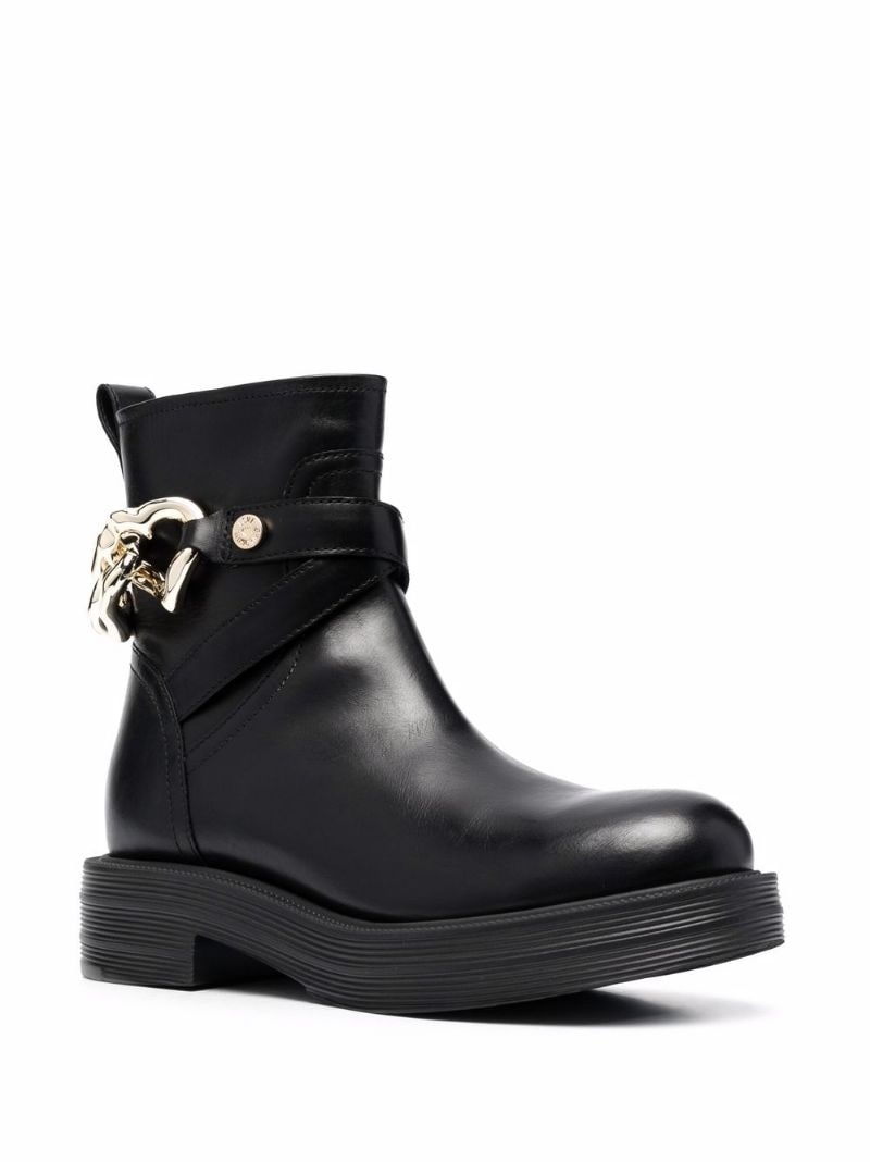 heart-charm ankle boots - 2