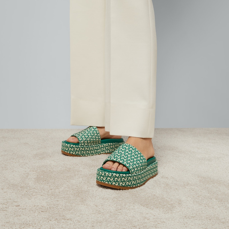 Women's GG platform slide sandal 3