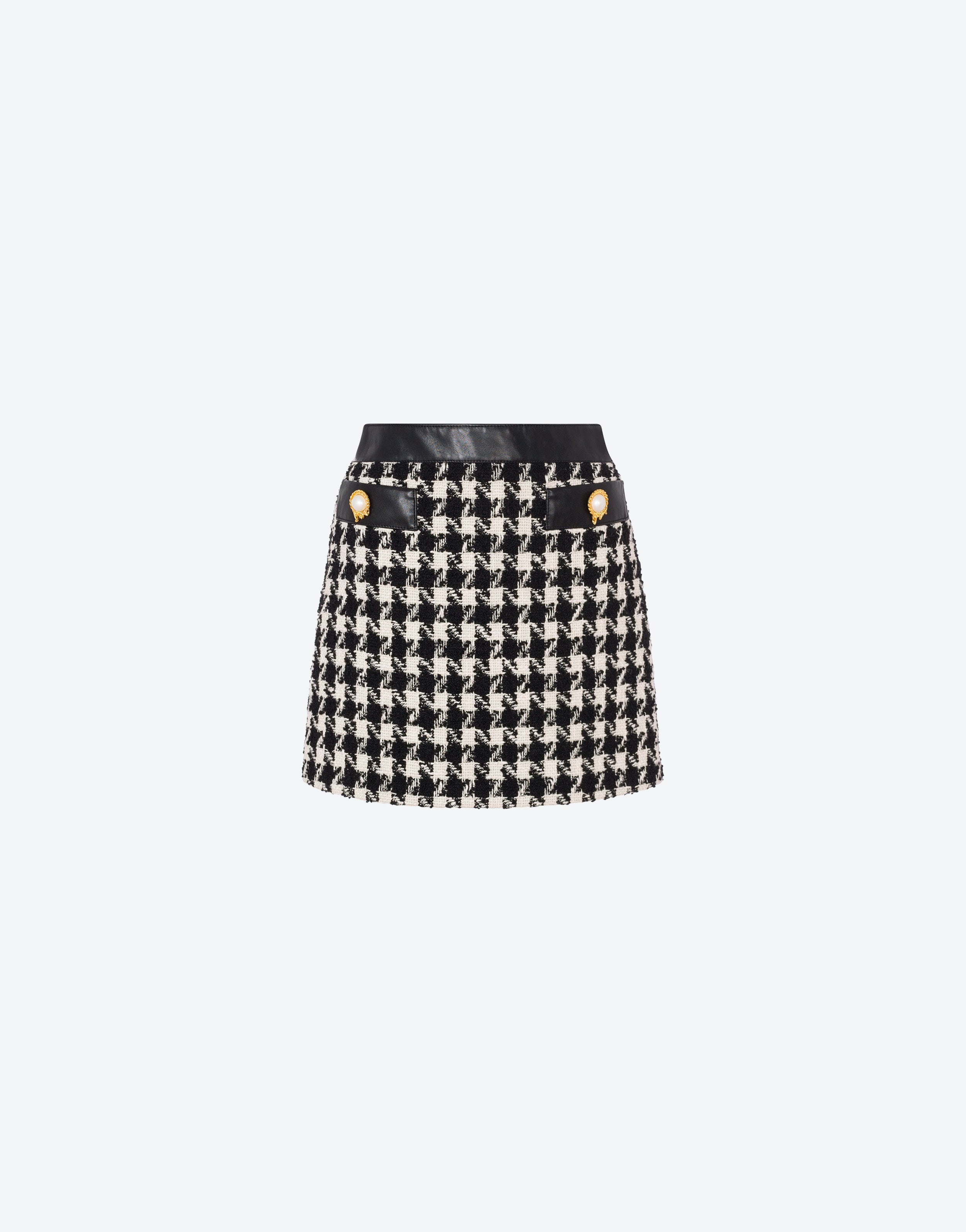 PIED DE POULE BOUCLÉ MINISKIRT - 1