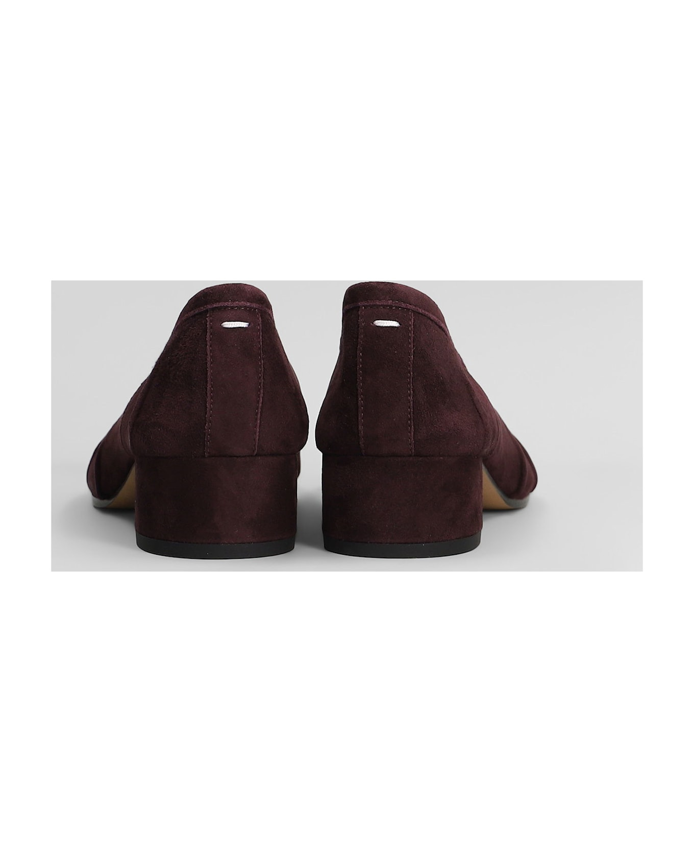 Tabi Ballet Flats In Viola Suede - 4