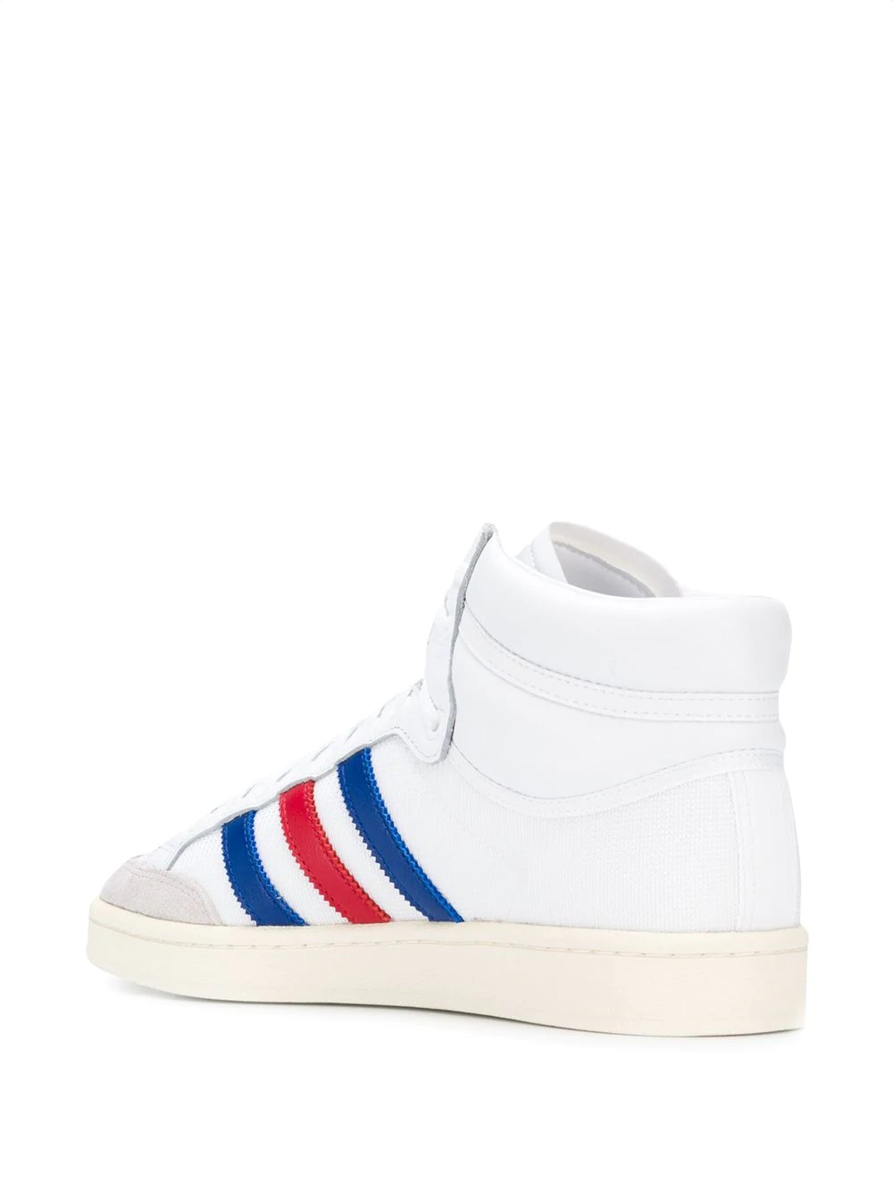 side stripe hi-top sneakers - 3