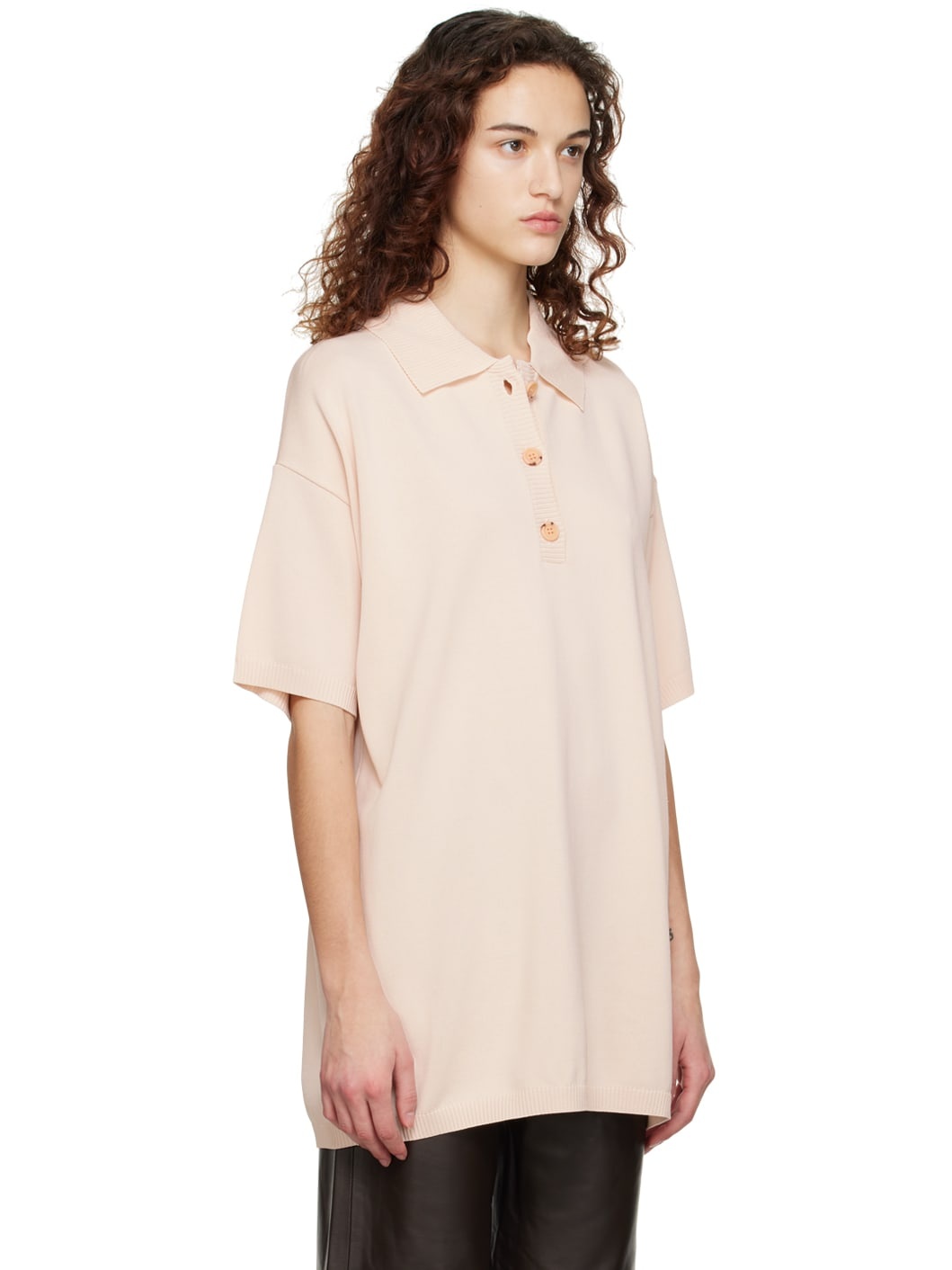 SSENSE Exclusive Pink Jane Polo - 2