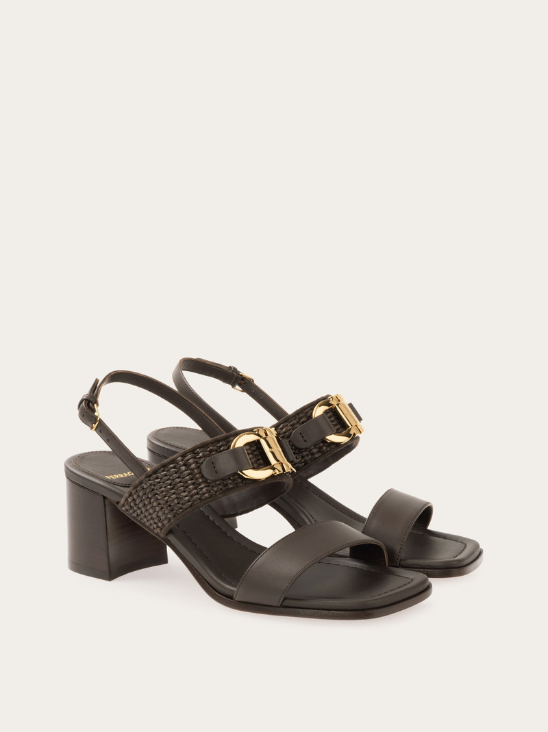 Gancini buckle sandal 4