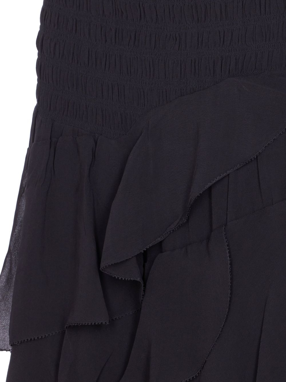 ruffled asymmetric midi skirt - 3