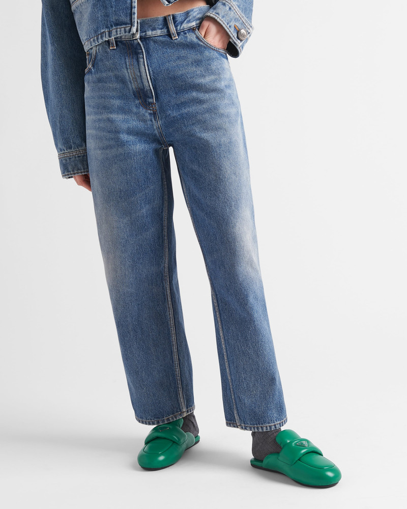 Prada Soft padded nappa leather sabots outlook