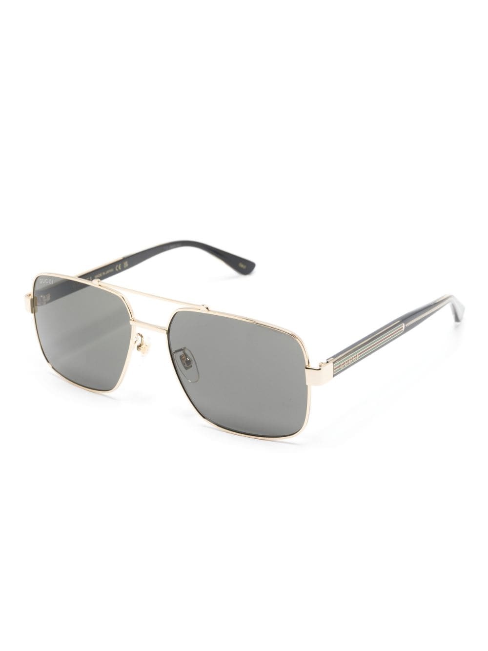 pilot-frame tinted sunglasses - 2