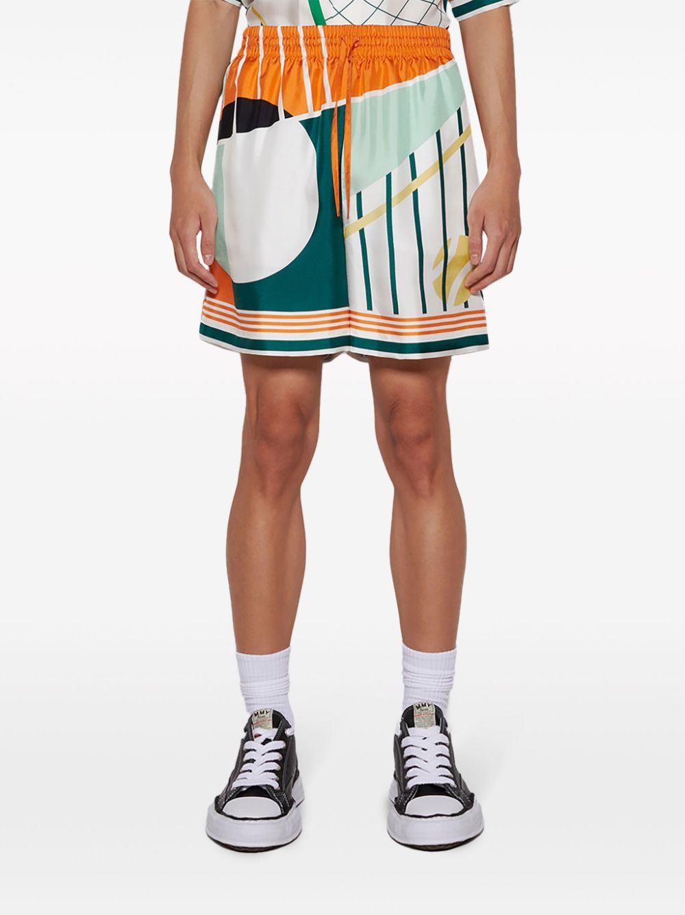 Court Abstrait track shorts - 3