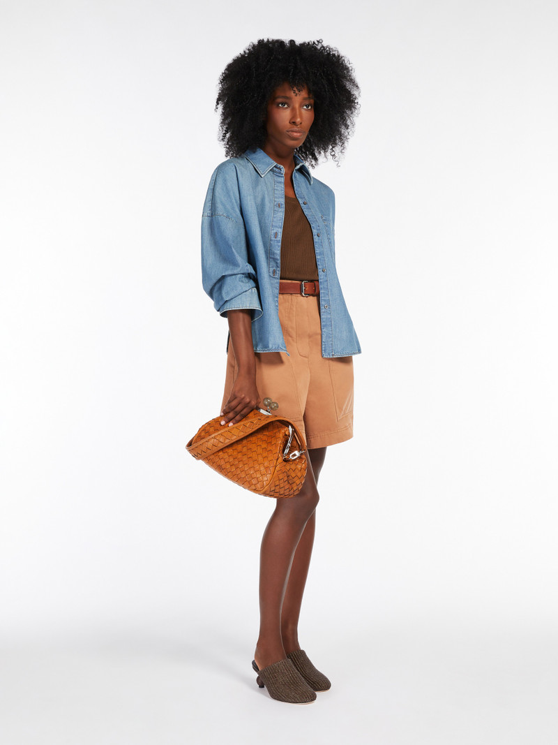 PANCIA1 Medium Pasticcino Bag in woven leather 7